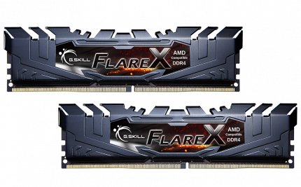 Модуль памяти DDR4 G.SKILL FLARE X (AMD) 32GB (2x16GB kit) 2400MHz (F4-2400C16D-32GFX)