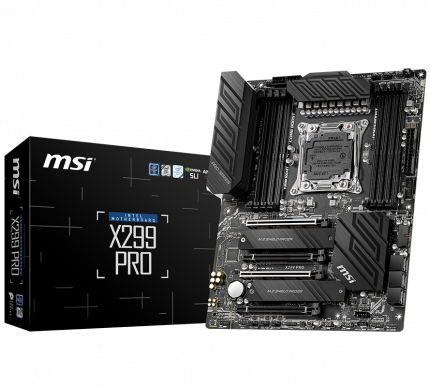 Материнская плата MSI X299 PRO, Intel X299, s2066, ATX
