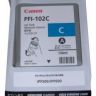 Картридж Canon PFI-102C Cyan для LP17 iPF510/ 605/ 610/ 650/ 655/ 710/ 750/ 755/ 760/ 765