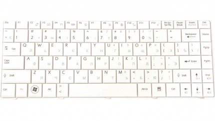 Клавиатура для ноутбука MSI X-Slim X300/ X320/ X340 RU, White