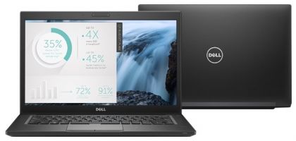 Ноутбук Dell Latitude 7480 Core i5 7200U/8Gb/SSD256Gb/Intel HD Graphics 620/14"/IPS/FHD (1920x1080)/Windows 10 Professional 64/black/WiFi/BT/Cam