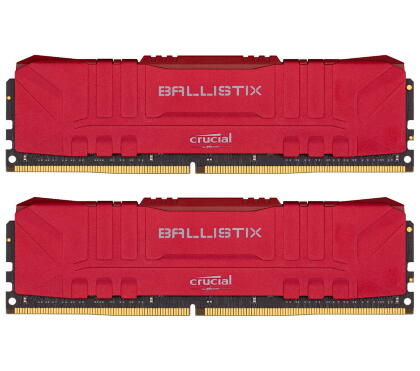 Модуль памяти Crucial 32Gb (2x16Gb) 3000MHz DDR4 Ballistix Red (BL2K16G30C15U4R)