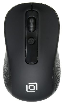 Мышь Oklick 645MW черный оптическая (1600dpi) беспроводная USB (3but)