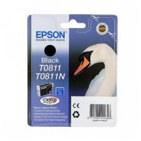 Картридж Epson T0811 Black для Stylus Photo R270/ R290/ R295/ R390/ RX590/ RX610/ RX615/ RX690/ TX700W/ TX800W/ T50/ T59/ TX650/ TX659/ TX710W/1410
