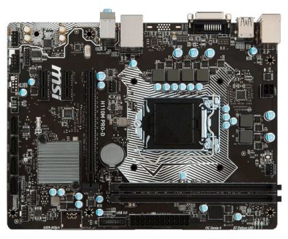MSI H110M PRO D Soc 1151 Intel H110 2xDDR4 mATX AC 97 8ch 7.1 GbLAN DVI