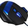 Мышь Oklick 775G черный/синий оптическая (2000dpi) USB игровая (6but)