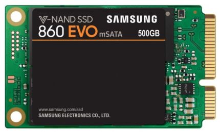 Накопитель SSD Samsung SATA III 500Gb MZ-M6E500BW 860 EVO mSATA