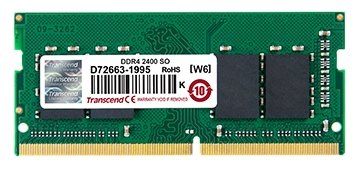 Модуль памяти SO-DIMM DDR4 Trancsend 4GB U-DIMM (JetRam) 2400MHz CL17 (JM2400HSH-4G)