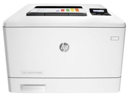 Лазерный принтер цветной HP Color LaserJet Pro M452dn (CF389A), A4, 600x600 т/д, 28/28 стр чб/цвет, дуплекс, 256 Мб, USB 2.0, сеть