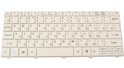 Клавиатура для ноутбука Acer Aspire One D255/ D260/ D270/ 521/ 533, Gateway LT22 RU, White