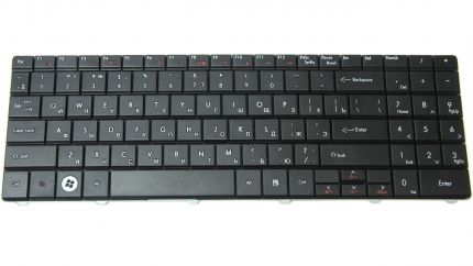 Клавиатура для ноутбука Packard Bell TJ61/ TJ65/ TJ67/ TJ71/ TJ73/ TJ75/ TJ76 RU, Black