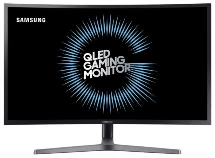 Монитор Samsung 31.5" C32HG70QQI темно-серый VA LED 1ms 16:9 HDMI матовая HAS Pivot 350cd 178гр/178гр 2560x1440 DisplayPort QHD USB 9.6кг