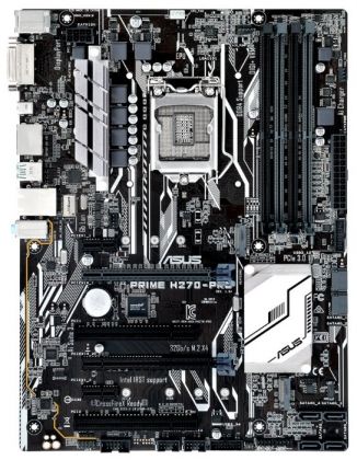 Материнская плата Asus PRIME H270-PRO Soc-1151 Intel H270 4xDDR4 ATX AC`97 8ch(7.1) GbLAN RAID+VGA+DVI+HDMI