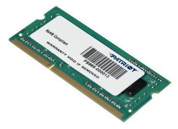 Модуль памяти DDR3 4Gb 1600MHz Patriot PSD34G160081S RTL PC3-12800 CL11 SO-DIMM 204-pin