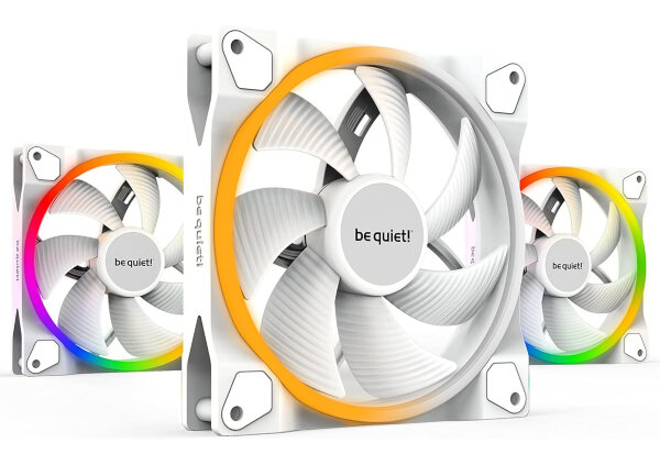 Комплект вентиляторов be quiet! LIGHT WINGS White 140mm PWM Triple Pack
