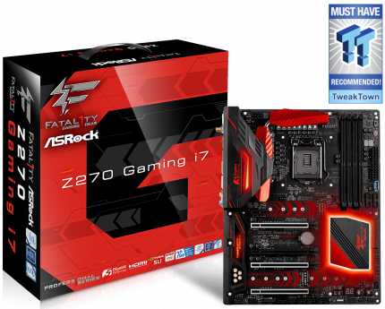 Материнская плата ASRock Fatal1ty Z270 Professional Gaming i7, Intel Z270, s1151, ATX