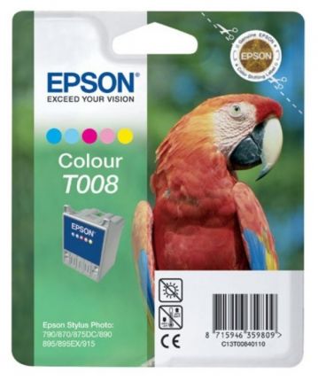 Картридж с цветными чернилами Epson C13T00840110 для Stylus Photo 790/ 870/ 875DC/ 890/ 895/ 895EX/ 915