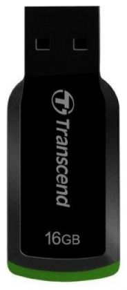 Флешка Transcend 16Gb Jetflash 360 TS16GJF360 USB2.0 черный/зеленый