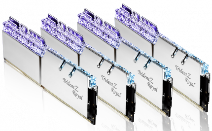 Модуль памяти DDR4 G.SKILL TRIDENT Z ROYAL 32GB (4x8GB kit) 3000MHz (F4-3000C16Q-32GTRS)