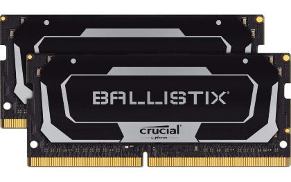 Модуль памяти Crucial 32Gb (2x16Gb) 3200MHz DDR4 SODIMM Ballistix Black (BL2K16G32C16S4B)
