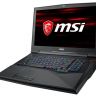 Ноутбук MSI GT75 Titan 8RF-069RU Core i9 8950HK/ 32Gb/ 1Tb/ SSD512Gb/ nVidia GeForce GTX 1070 SLI 8Gb/ 17.3"/ UHD (3840x2160)/ Windows 10/ black/ WiFi/ BT/ Cam