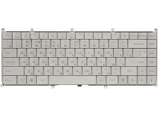 Клавиатура для ноутбука Dell Adamo 13-A101 Backlit, RU, Silver