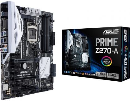 Материнская плата Asus PRIME Z270-A, Intel Z270, s1151, ATX