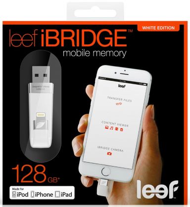 Флешка LEEF iBridge 128GB белый