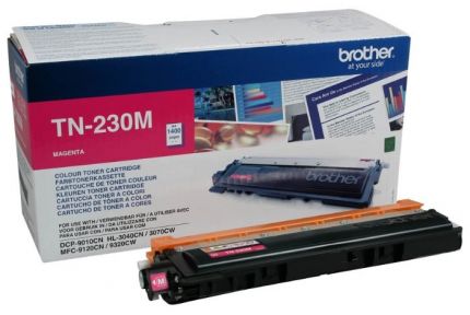 Пурпурный Картридж Brother TN-230M на1400 страниц для DCP-9010CN, MFC-9120CN, HL-3040CN