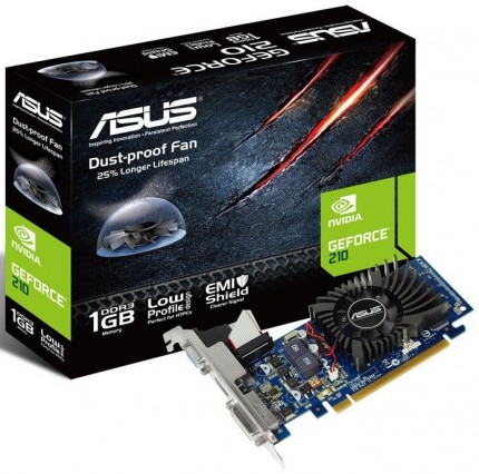 Видеокарта Asus 210 1GD3 L GF210 1024M DDR3