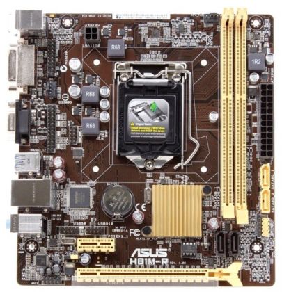 Материнская плата Asus H81M-R/C/SI Soc-1150 Intel H81 2xDDR3 mATX AC`97 8ch(7.1) GbLAN+VGA+DVI White Box