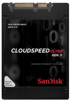 Накопитель SSD Sandisk SATA III 400Gb SDLF1DAM-400G-1JA2 CloudSpeed II Ultra 2.5"