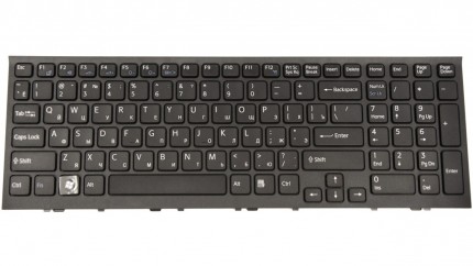 Клавиатура для ноутбука Sony VPC-EL, RU, Black frame/Black key
