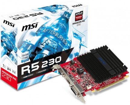 Видеокарта MSI R5 230 1GD3H Radeon R5 230