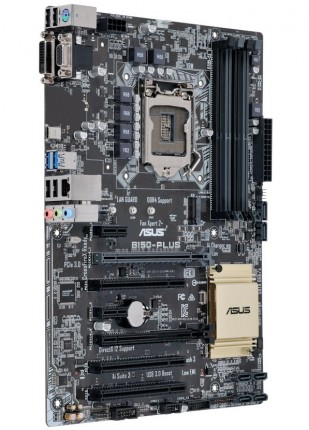 Материнская плата Asus B150-PLUS Soc-1151 Intel B150 4xDDR4 ATX AC`97 8ch(7.1) GbLAN+VGA+DVI