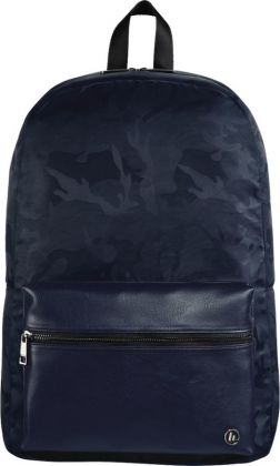 Рюкзак для ноутбука 14" Hama Mission Camo синий/камуфляж полиэстер (00101843)