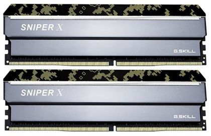Модуль памяти DDR4 G.SKILL SNIPER X 16GB (2x8GB kit) 2400MHz CL17 PC4-19200 1.2V (F4-2400C17D-16GSXK)