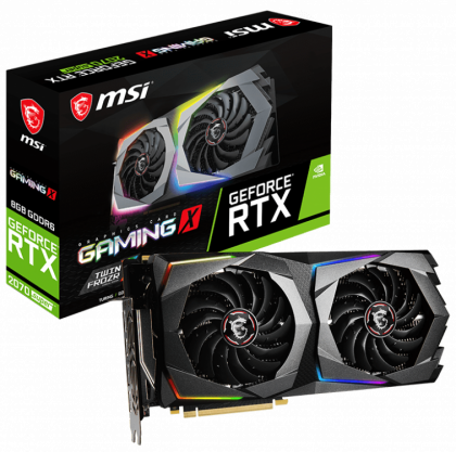 Видеокарта MSI RTX 2070 SUPER GAMING X, NVIDIA GeForce RTX 2070 SUPER, 8Gb GDDR6