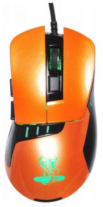 Мышь Oklick 865G черный/оранжевый оптическая (2400dpi) USB игровая (5but)