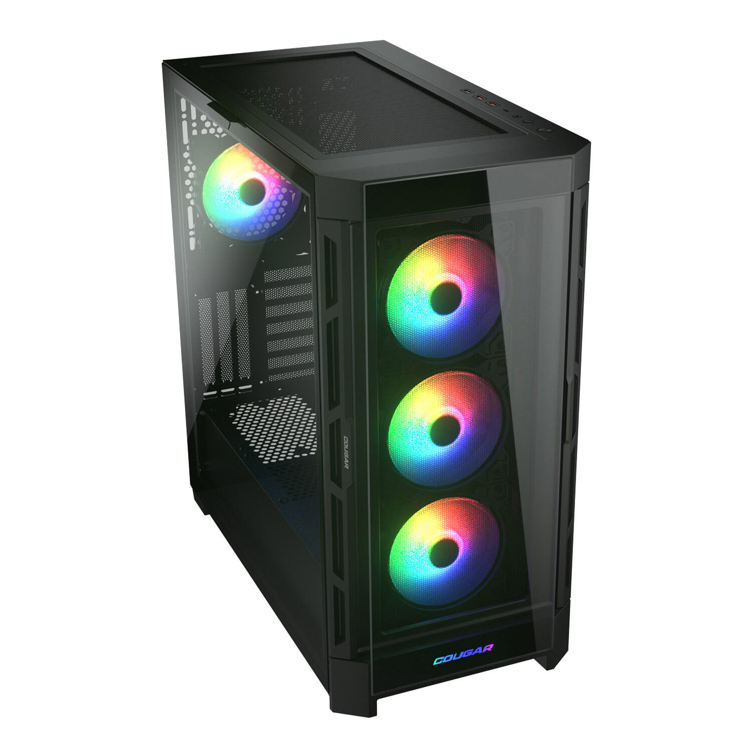 Корпус Cougar Duoface Pro RGB Black черный купить с доставкой по России ...