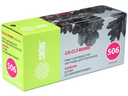 Картридж Cactus CS-CLT-M506S пурпурный для Samsung CLP 680 CLX6260/ 6260FD/ 6260FR (1500 стр.)