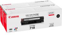 Картридж Canon 718 Black Twin 2P для i-SENSYS LBP7200Cdn/ 7210Cdn/ 7660CDN/ 7680CX, MF8330Cdn/ 8340Cdn/ 8350Cdn/ 8360Cdn/ 8380Cdw (6800 стр)