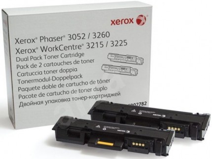 Картридж двойной Xerox106R02782 для Phaser 3052, WorkCentre 3225 (2x3K)