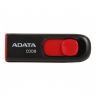 Флешка A-DATA 16GB C008 USB Flash Drive (Black/Red)