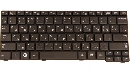 Клавиатура для ноутбука Samsung N148/ N150/ N158/ NB20/ NB30 RU, Black