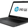 Ноутбук HP 240 G6 Core i3 7020U/ 4Gb/ 500Gb/ DVD-RW/ Intel HD Graphics 620/ 14"/ SVA/ HD (1366x768)/ Windows 10 Professional 64/ black/ WiFi/ BT/ Cam