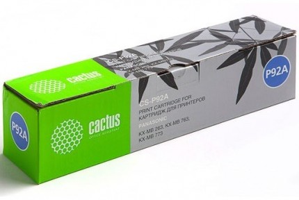 Картридж Cactus CS-P92A черный для Panasonic KX-MB263/ KX-MB763/ KX-MB773 (2000стр.)