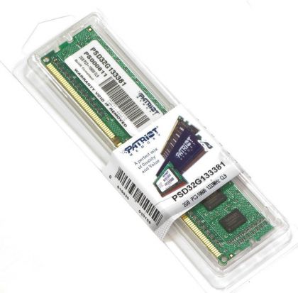Модуль памяти DDR3 2048Mb 1333MHz Patriot (PSD32G133381) RTL без радиатора