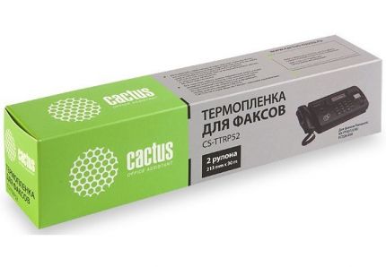 Термопленка Cactus CS-TTRP52 (2x30м) для факсов Panasonic (KXF-A52) KX-FP207/ 218/ FC228/ 258