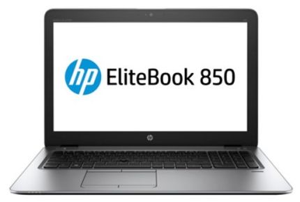 Ноутбук HP EliteBook 850 G3 15.6"(1920x1080)/ Intel Core i7 6500U(2.5Ghz)/ 8192Mb/ 512SSDGb/ noDVD/ Int:Intel HD Graphics 620/ Cam/ BT/ WiFi/ 45WHr/ war 3y/ 1.86kg/ silver/ black metal/ W7Pro + W10Pro key + подсветка клав.